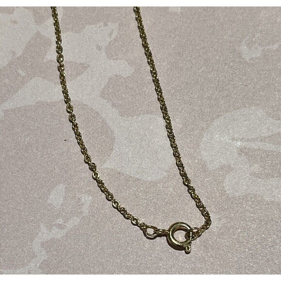 LOVEBIRDS HEART Faux Pearl Pendant Necklace Gold Tone Womens 17in Bird Lovers - Picture 8 of 8